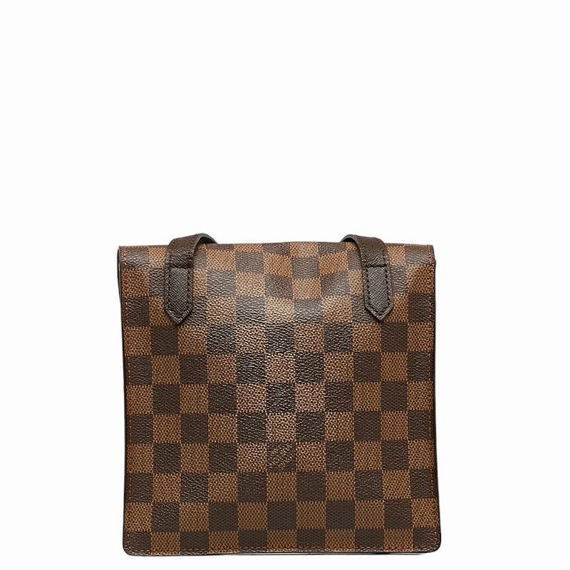 Louis Vuitton Damiere Pimrico Shoulder Bag N45272 Brown PVC Leather  Louis Vuitton