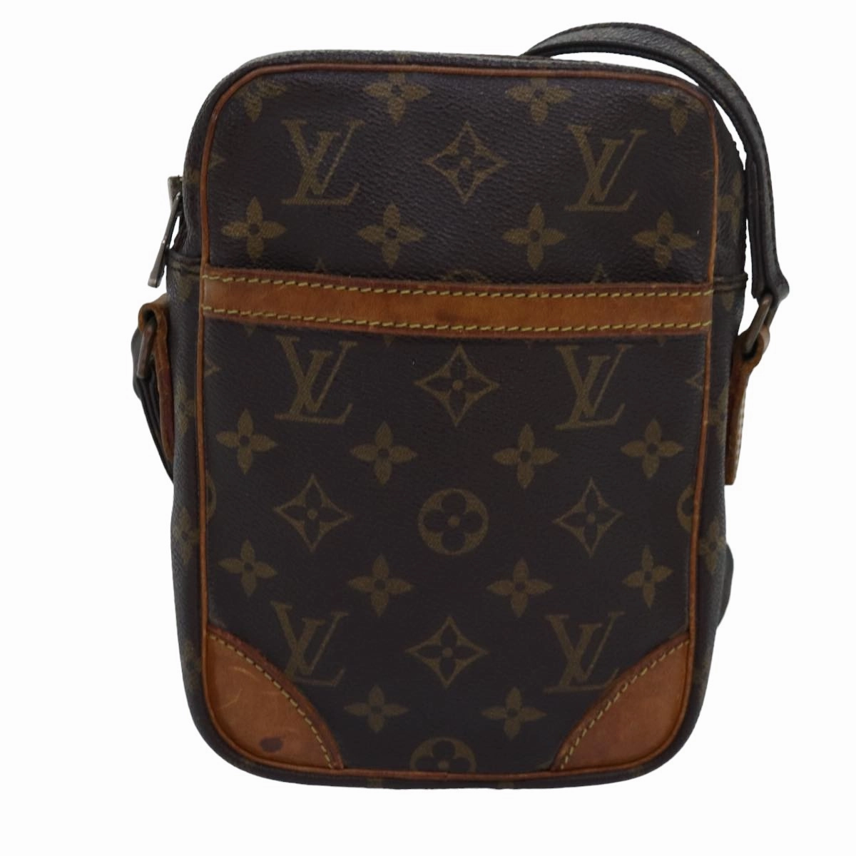 Louis Vuitton Danube Brown Canvas Shoulder Bag