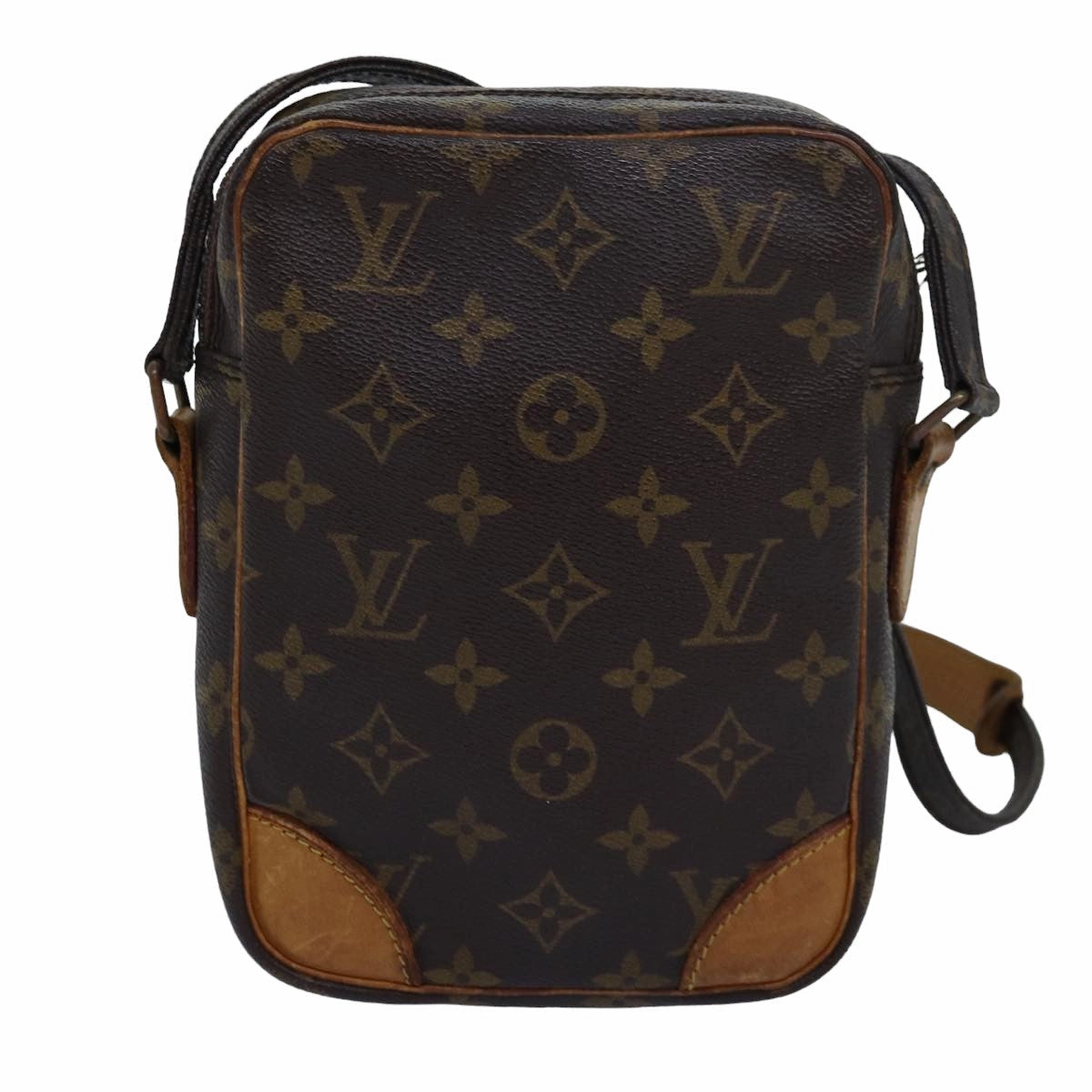 Louis Vuitton Danube Brown Canvas Shoulder Bag