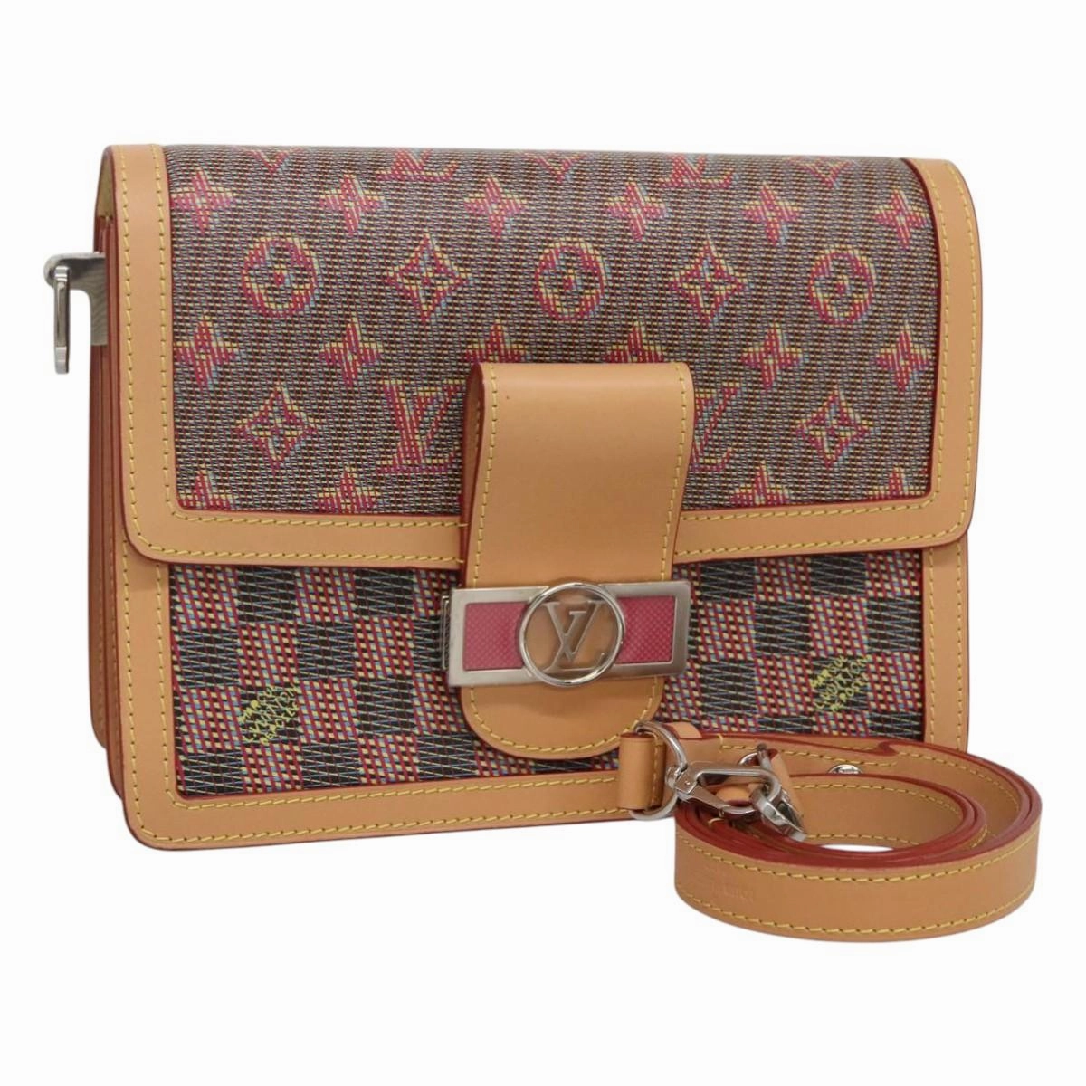 Louis Vuitton Dauphine Pink Canvas Shoulder Bag