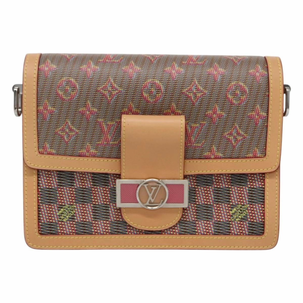 Louis Vuitton Dauphine Pink Canvas Shoulder Bag