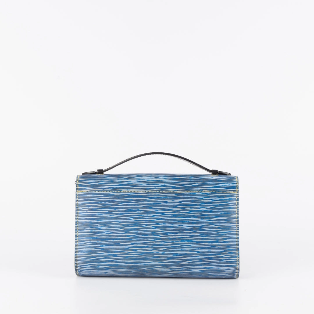 Louis Vuitton Denim Epi Clery Leather Pochette