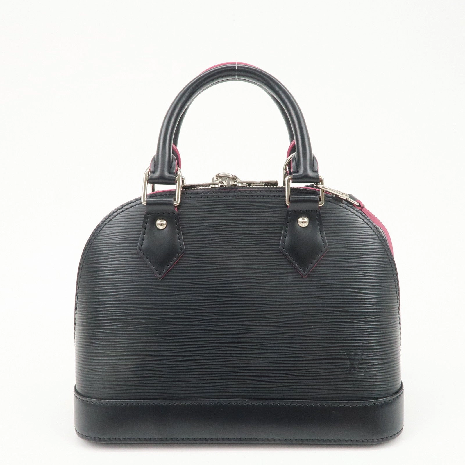Louis Vuitton Epi Alma BB 2Way Shoulder Bag Noir Pink M54160