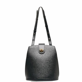 Louis Vuitton Epi Clooney Shoulder Bag M52252 Noir Black Leather  Louis Vuitton