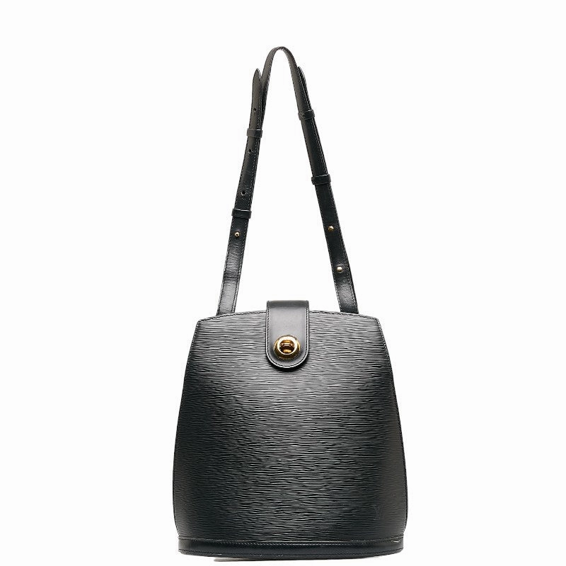 Louis Vuitton Epi Clooney Shoulder Bag M52252 Noir Black Leather  Louis Vuitton