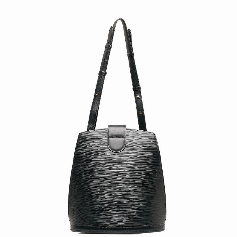 Louis Vuitton Epi Clooney Shoulder Bag M52252 Noir Black Leather  Louis Vuitton