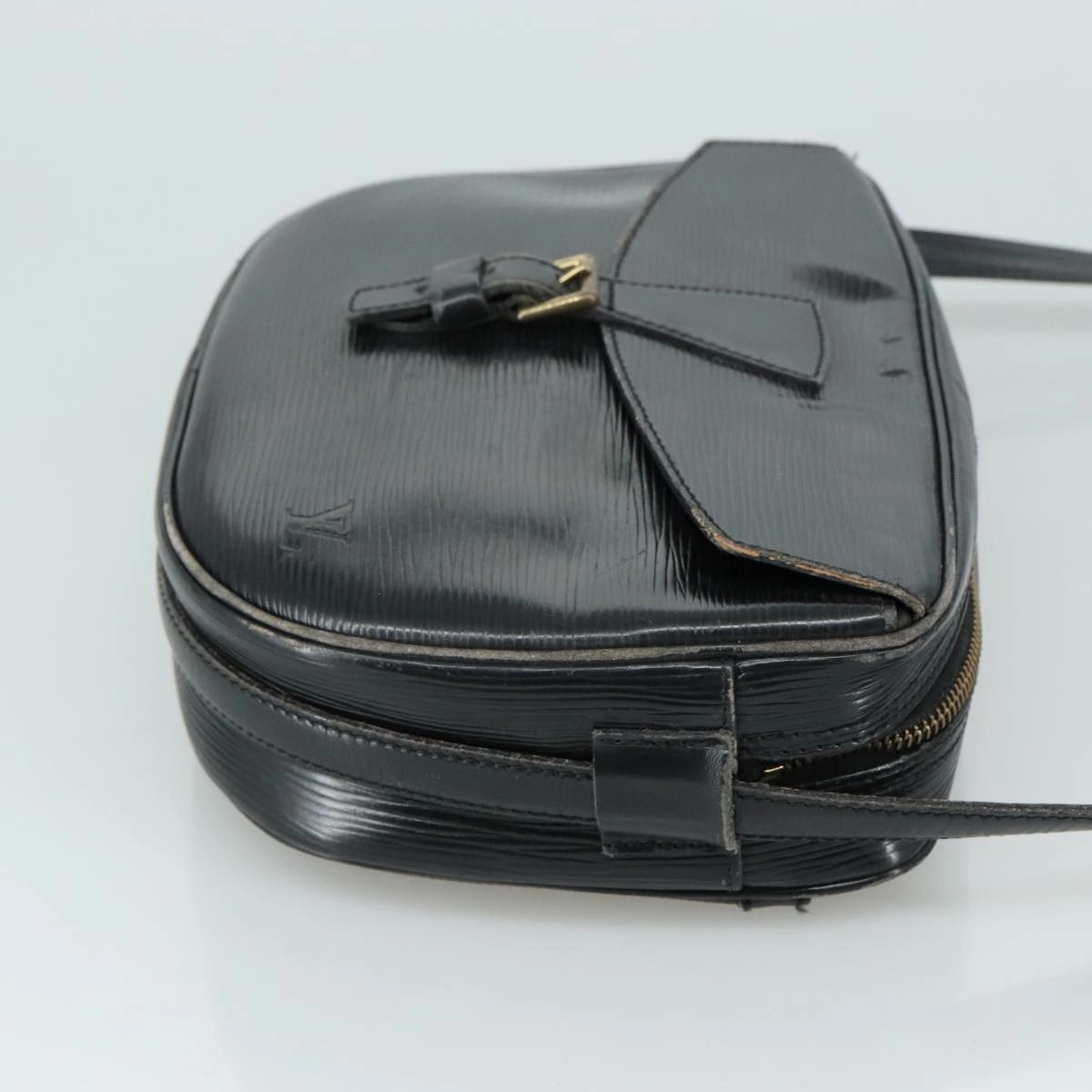 LOUIS VUITTON Epi Jeune Fille MM Shoulder Bag Black M52152 LV 107155