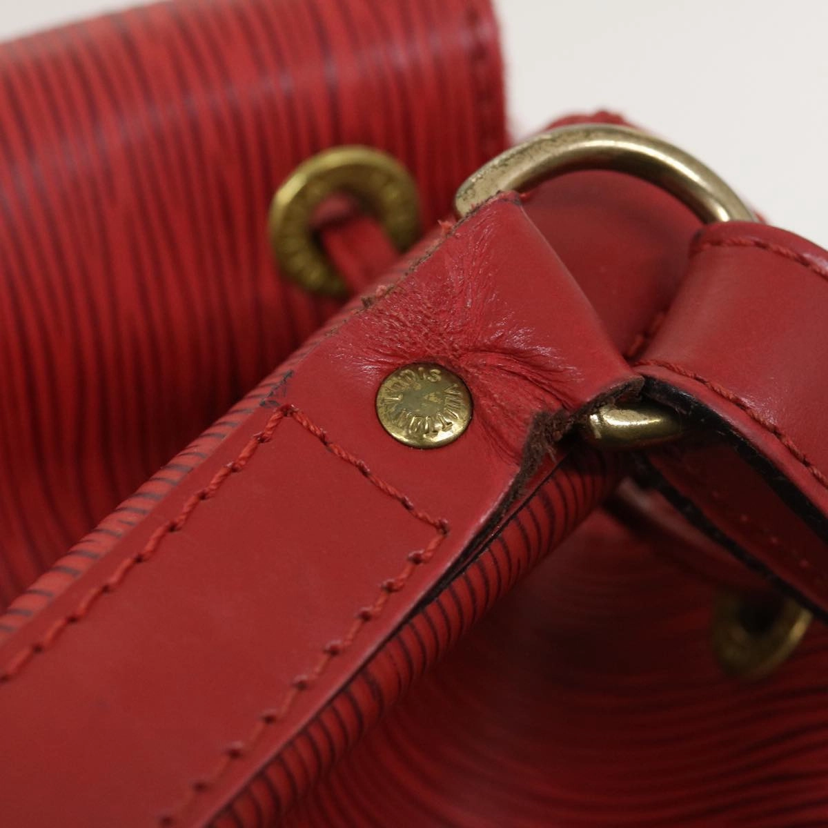 LOUIS VUITTON Epi Noe Shoulder Bag Red M44007 LV 29837