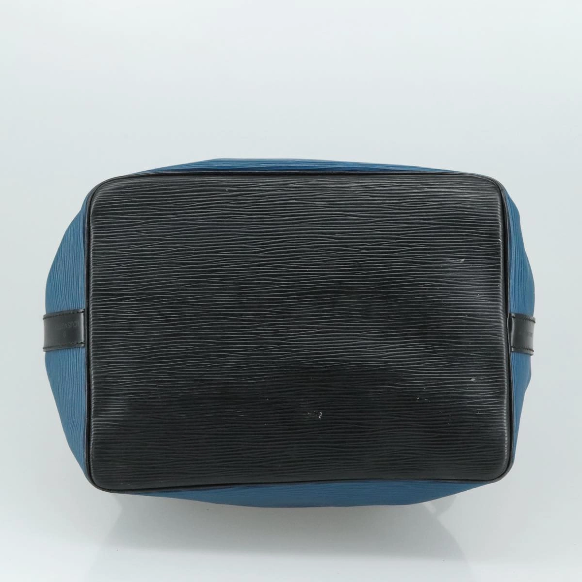 LOUIS VUITTON Epi Petit Noe Shoulder Bag Bicolor Black Blue M44152 yk16375