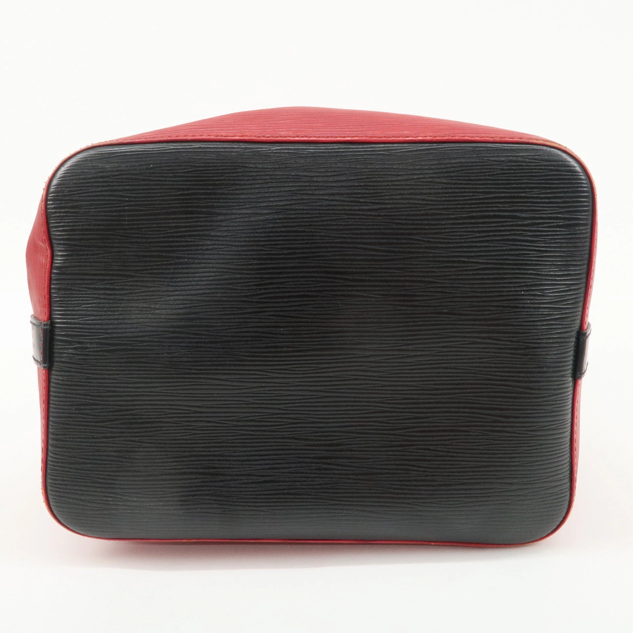 Louis Vuitton Epi Petit Noe Shoulder Bag Noir Castilian Red M44172