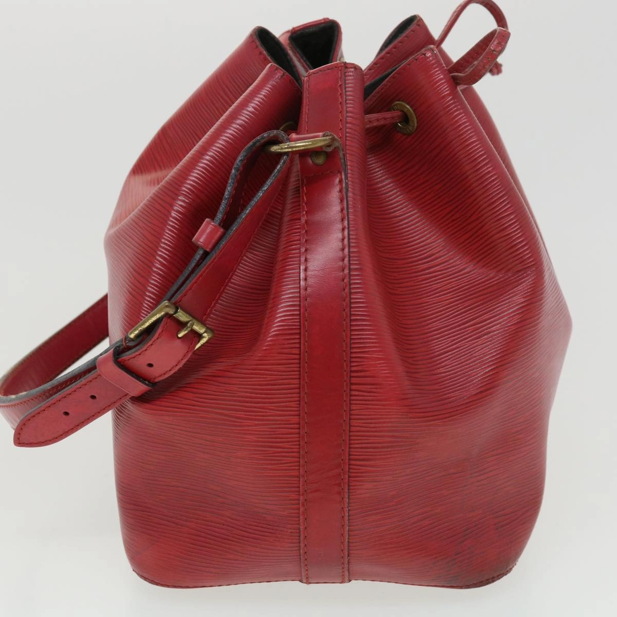 LOUIS VUITTON Epi Petit Noe Shoulder Bag Red M44107 LV bs4678