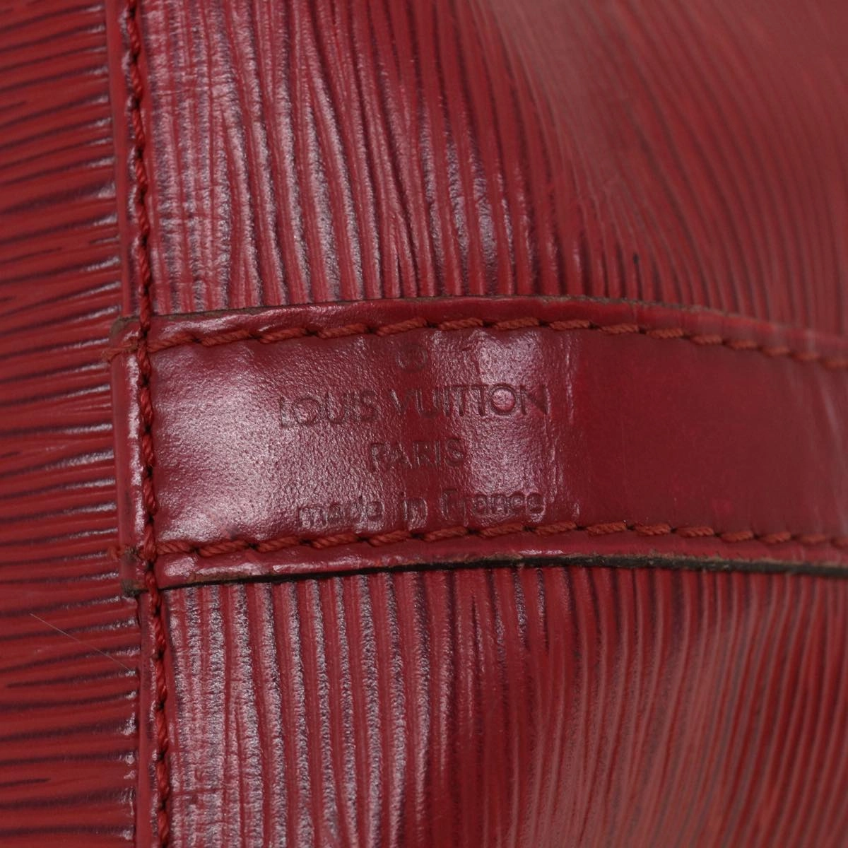 LOUIS VUITTON Epi Petit Noe Shoulder Bag Red M44107 LV bs4678
