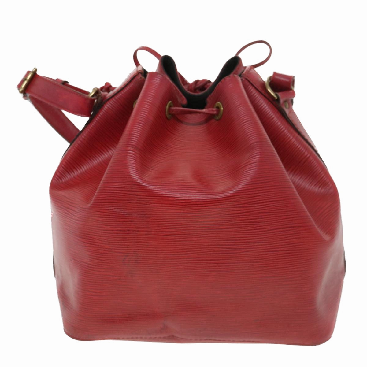 LOUIS VUITTON Epi Petit Noe Shoulder Bag Red M44107 LV bs4678