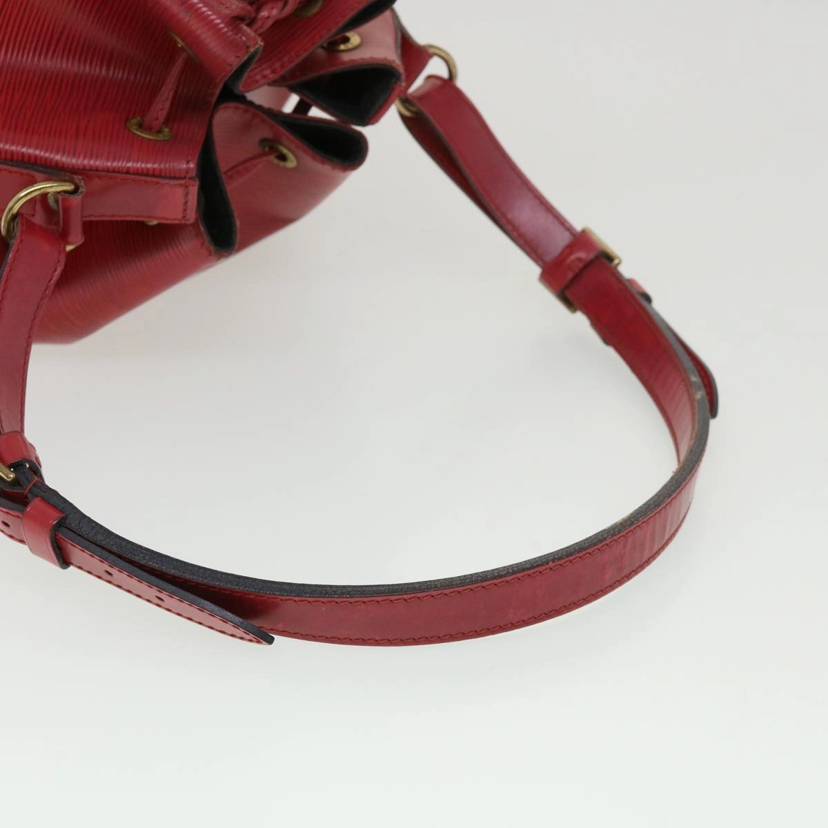 LOUIS VUITTON Epi Petit Noe Shoulder Bag Red M44107 LV bs4678