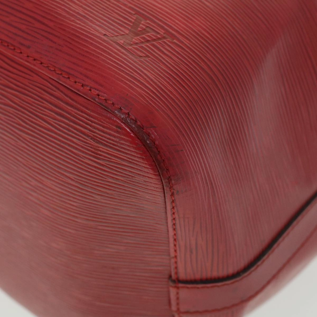 LOUIS VUITTON Epi Petit Noe Shoulder Bag Red M44107 LV bs4678