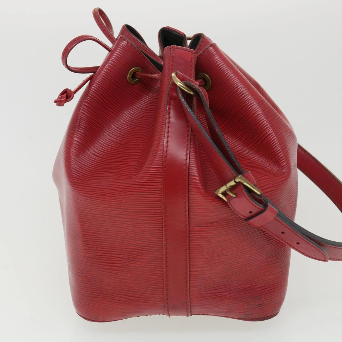 LOUIS VUITTON Epi Petit Noe Shoulder Bag Red M44107 LV bs4678
