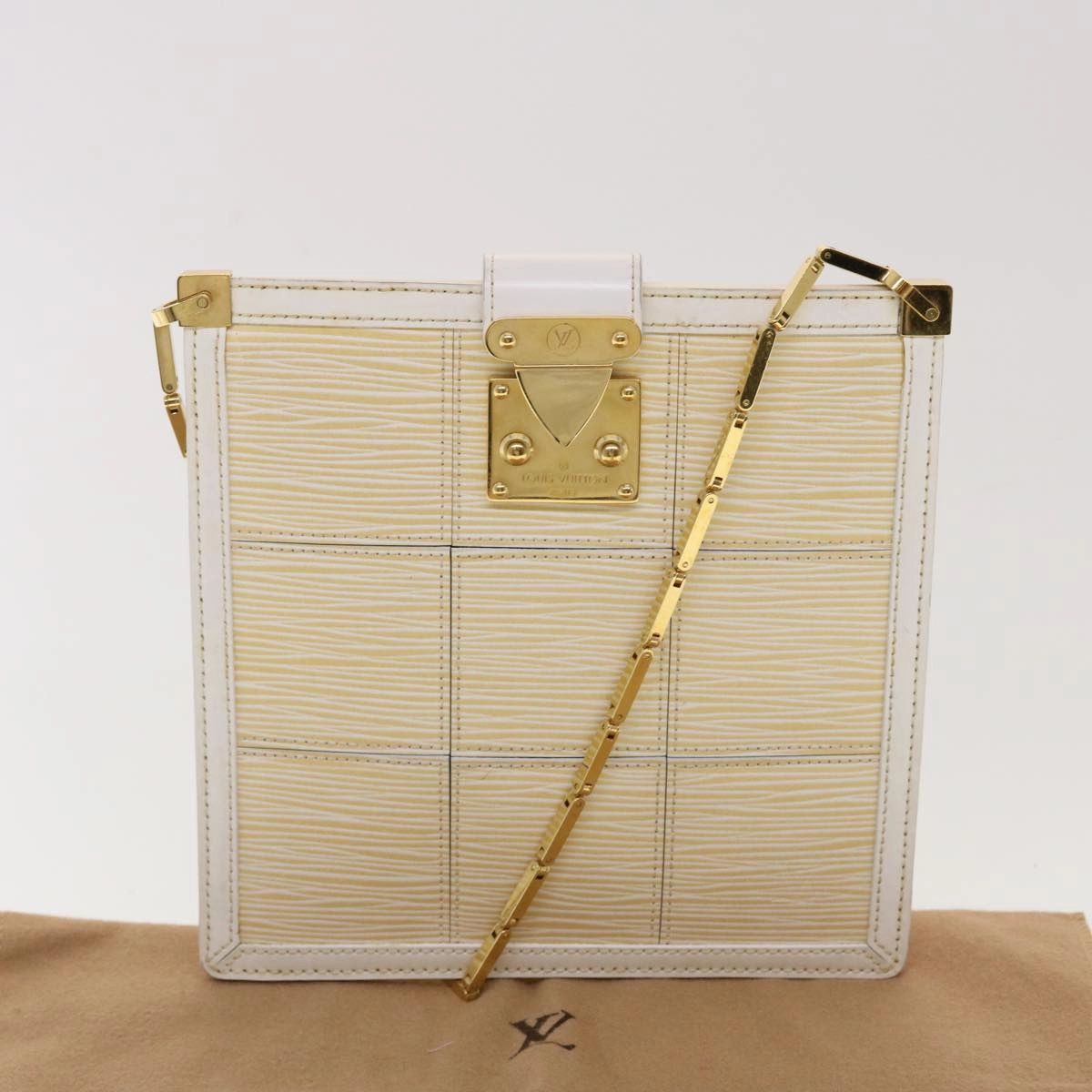 LOUIS VUITTON Epi Stretch Mojito Shoulder Bag Cream M54613 LV 39898