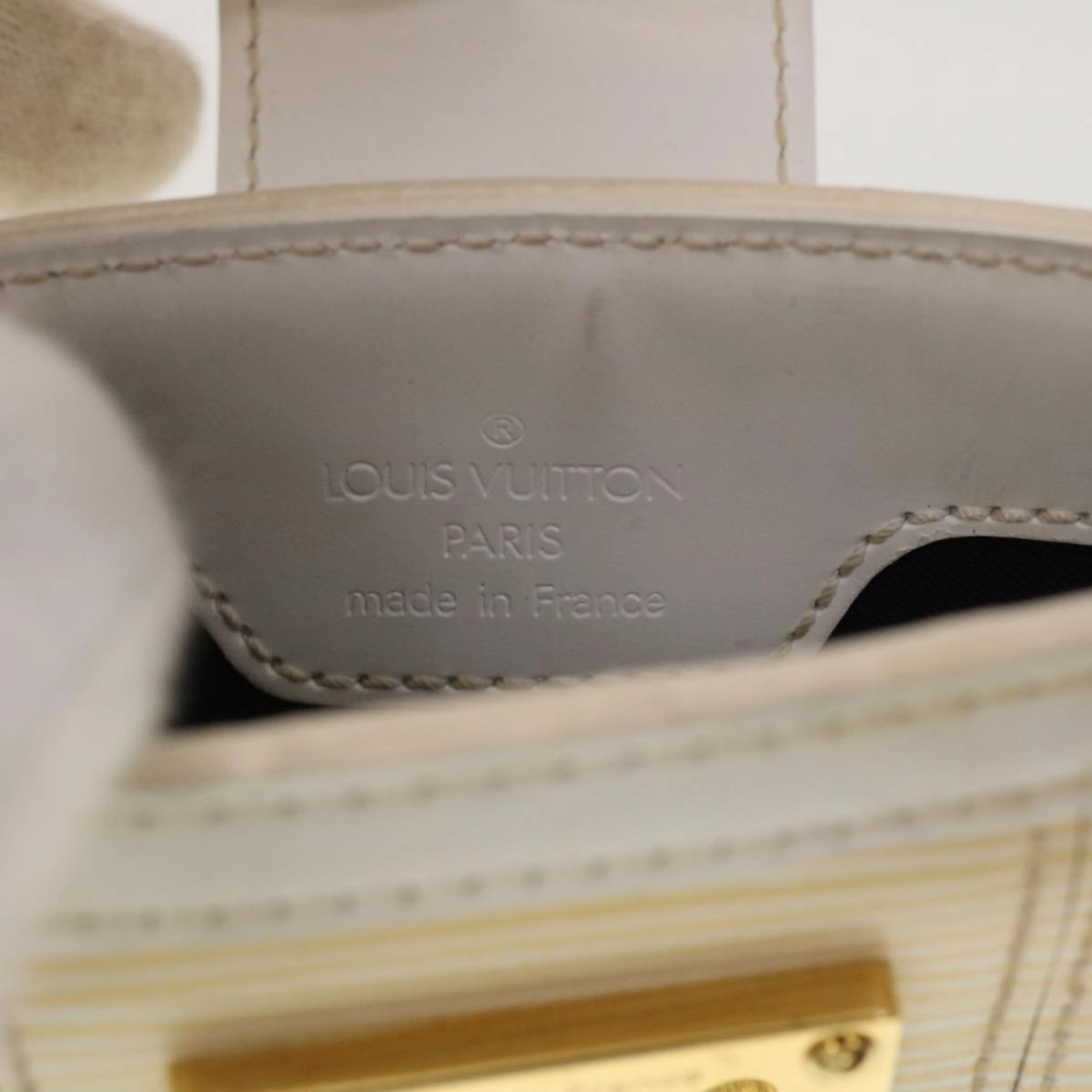 LOUIS VUITTON Epi Stretch Mojito Shoulder Bag Cream M54613 LV 39898