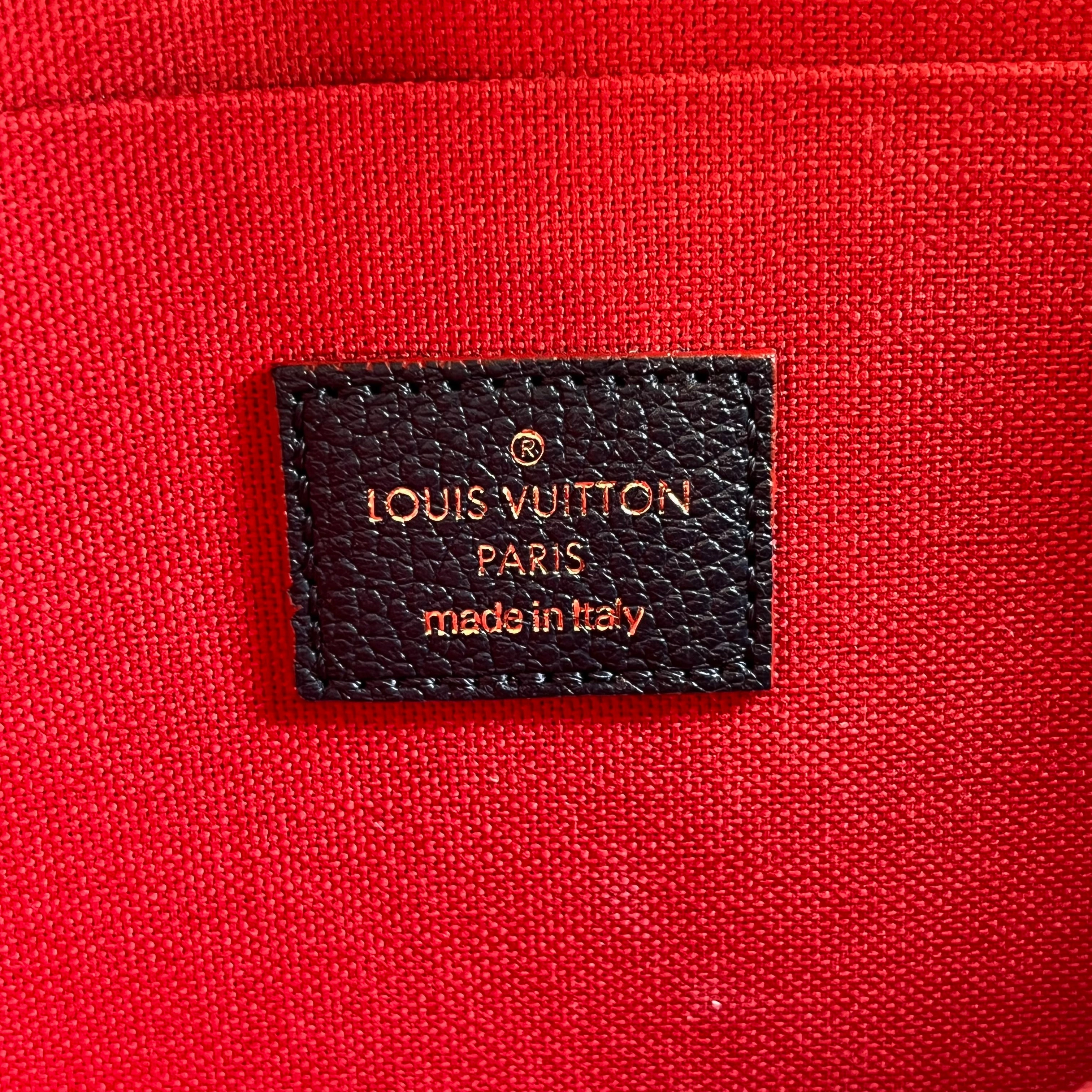 LOUIS VUITTON Felicie Pochette Monogram Empreinte Leather Crossbody Bag