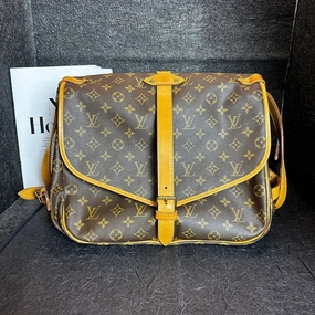 Louis Vuitton Gemini Brown Monogram Crossbody Bag 31cm
