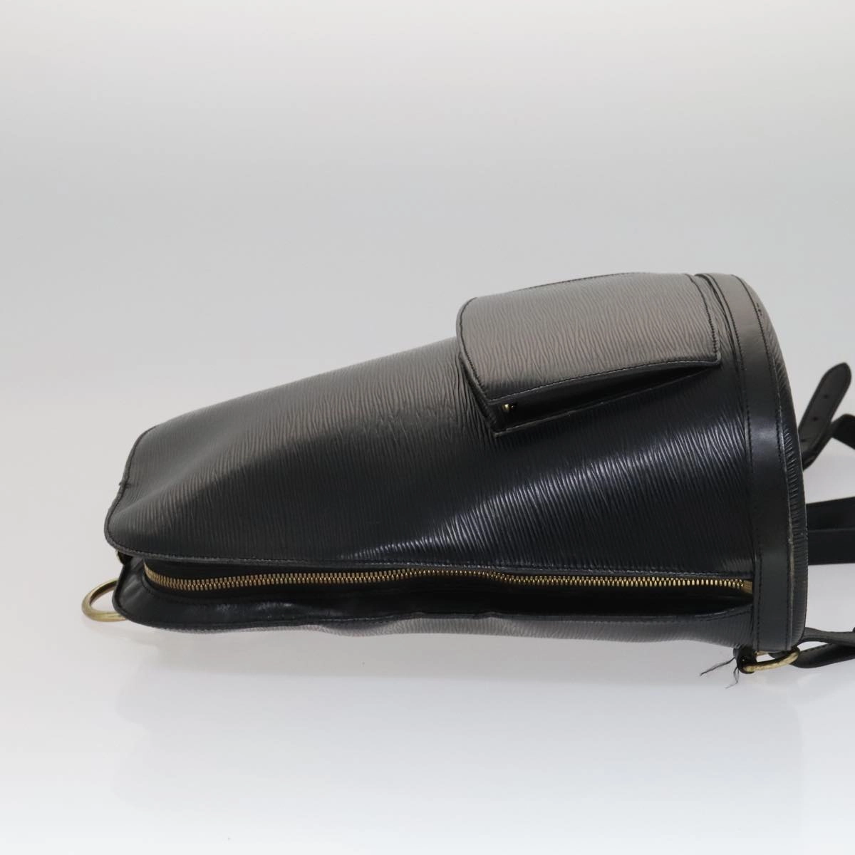 Louis Vuitton Gobelins Black Leather Backpack Bag