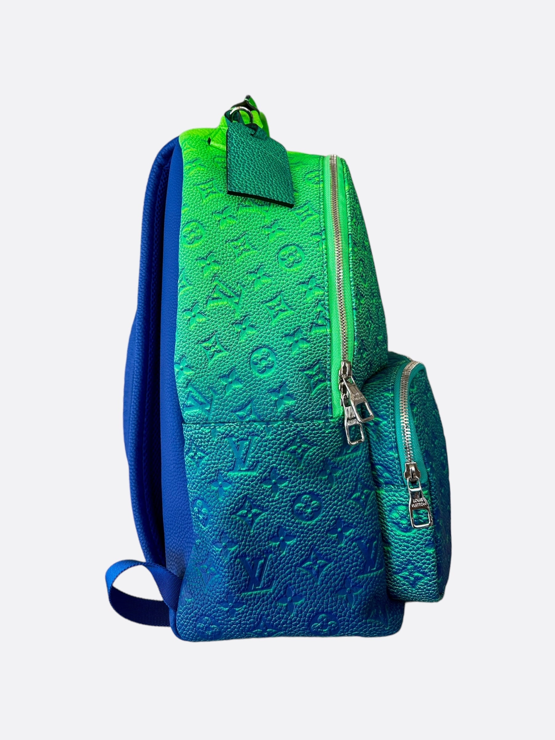 Louis Vuitton Green Taurillon Illusion Monogram Backpack