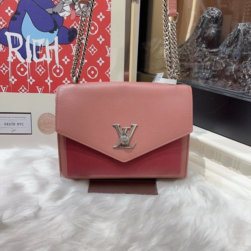 Louis Vuitton Lockme Pink Shoulder Bag
