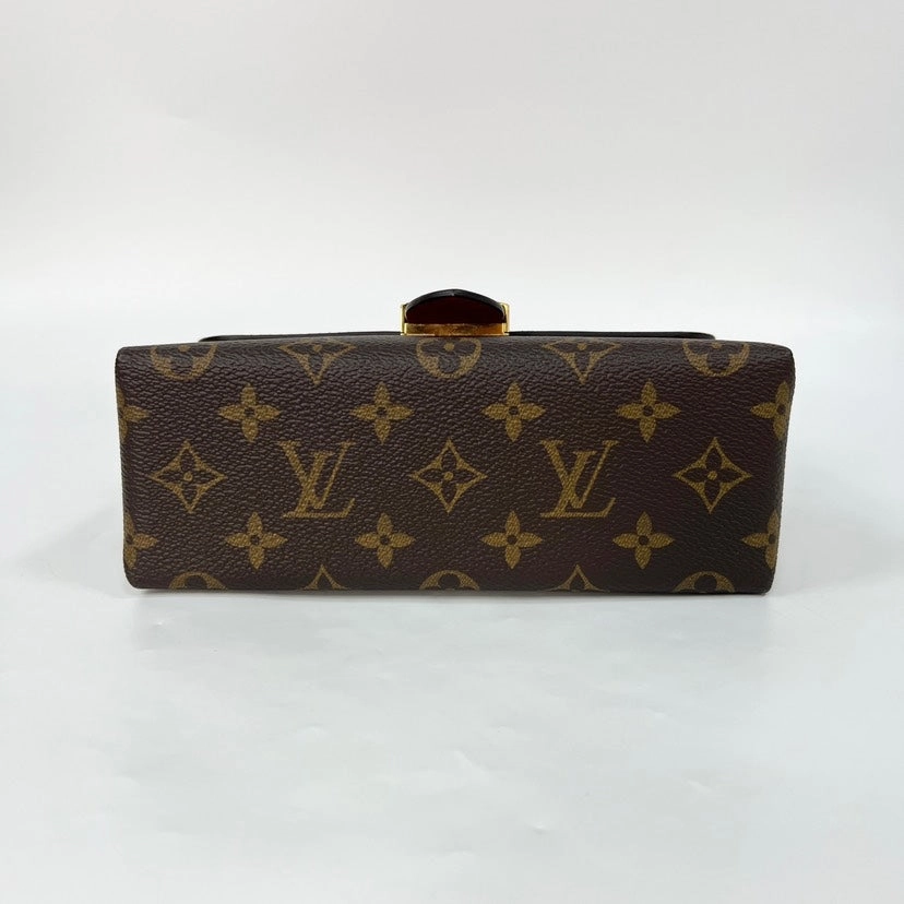Louis Vuitton Locky BB Red Monogram Canvas Leather Shoulder Bag 21x16cm