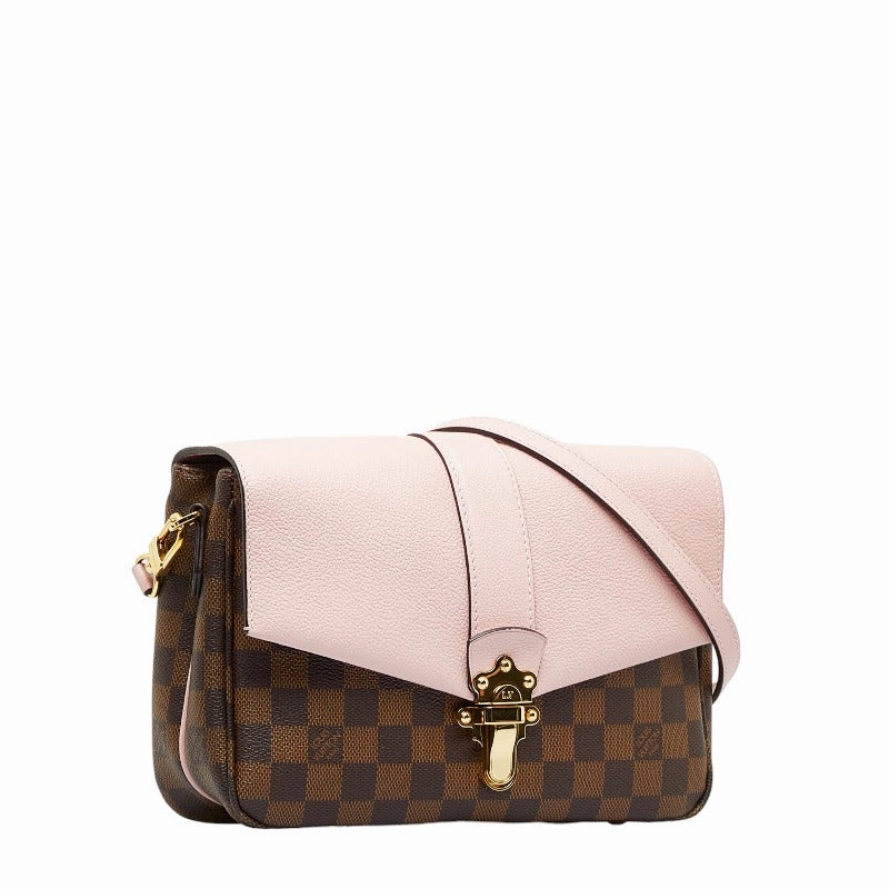 Louis Vuitton Louis Vuitton Damire N44244 Shoulder Bag PVC/Ledger Magnolia Pink Brown