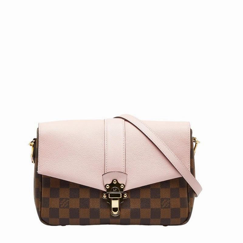 Louis Vuitton Louis Vuitton Damire N44244 Shoulder Bag PVC/Ledger Magnolia Pink Brown