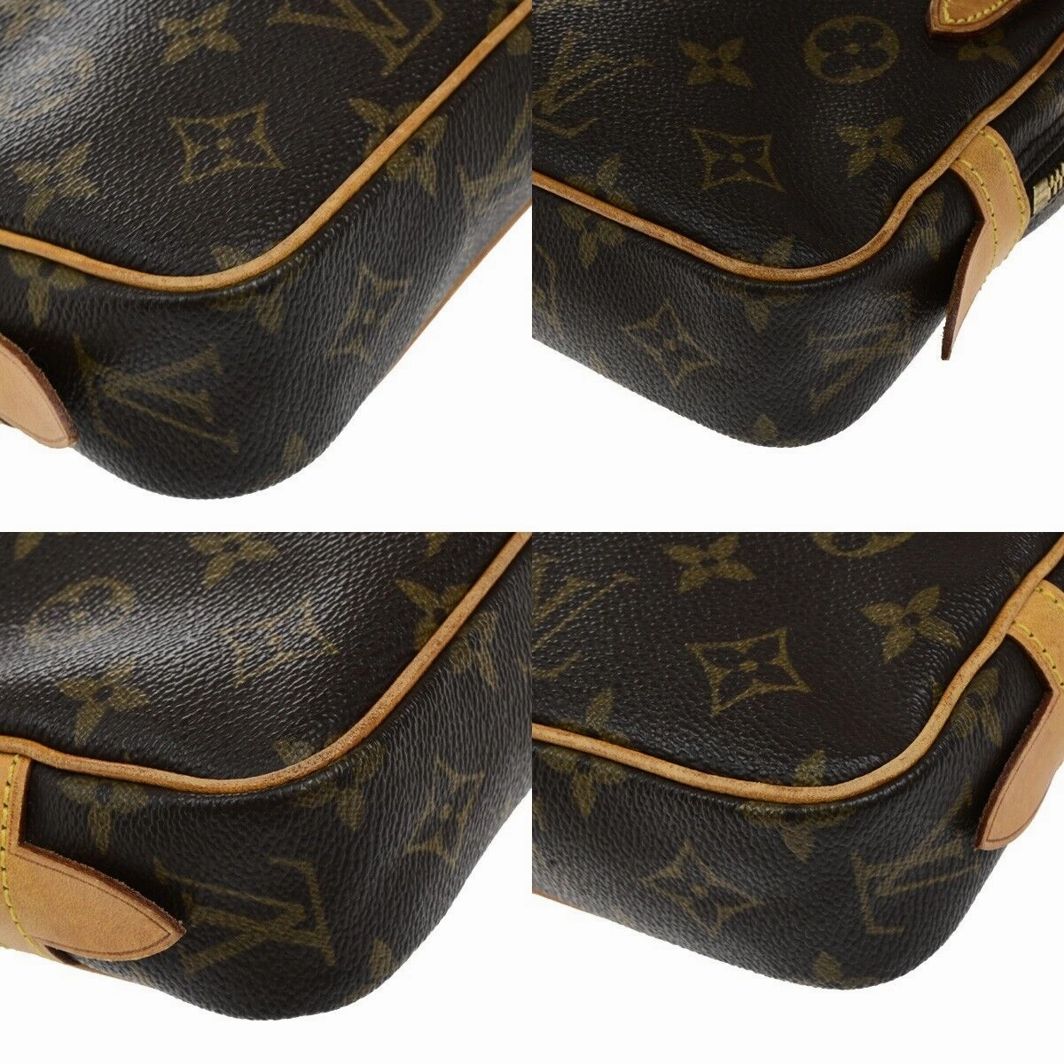 Louis Vuitton Marly Brown Canvas Shoulder Bag