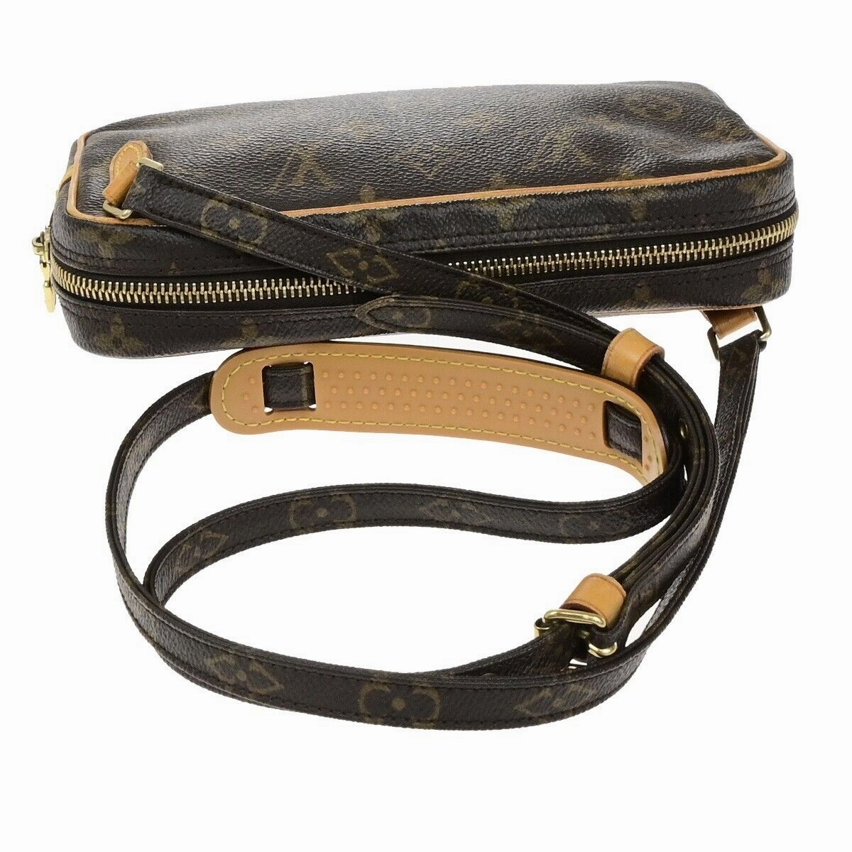 Louis Vuitton Marly Brown Canvas Shoulder Bag
