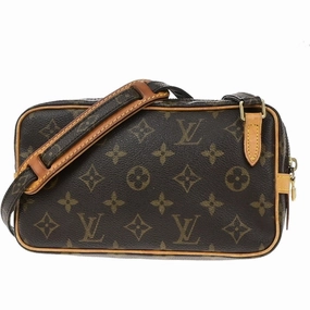 Louis Vuitton Marly Brown Canvas Shoulder Bag