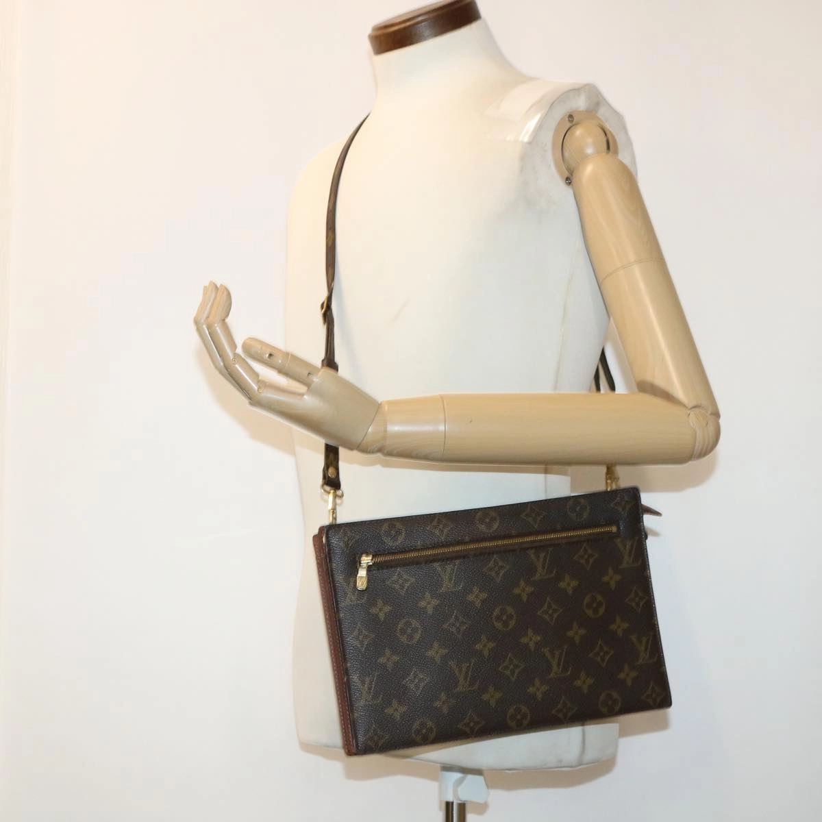 LOUIS VUITTON Monogram Angian Shoulder Bag M51205 LV ar9332B