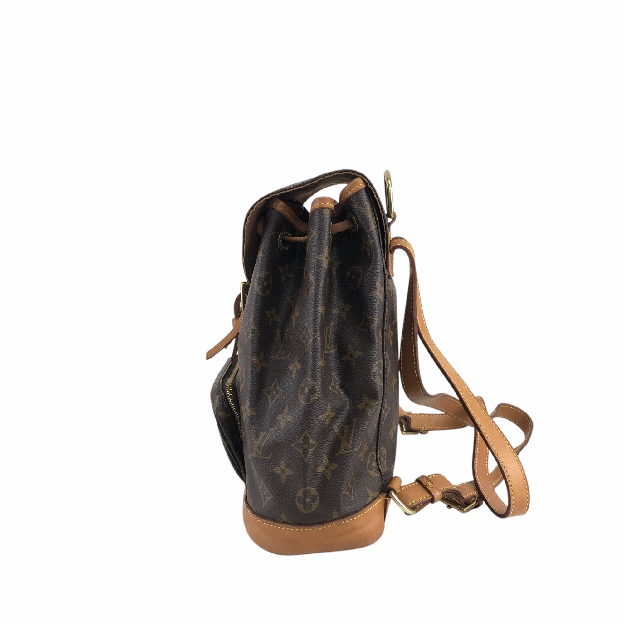 LOUIS VUITTON Monogram Backpack Brown Vintage xpa6y7