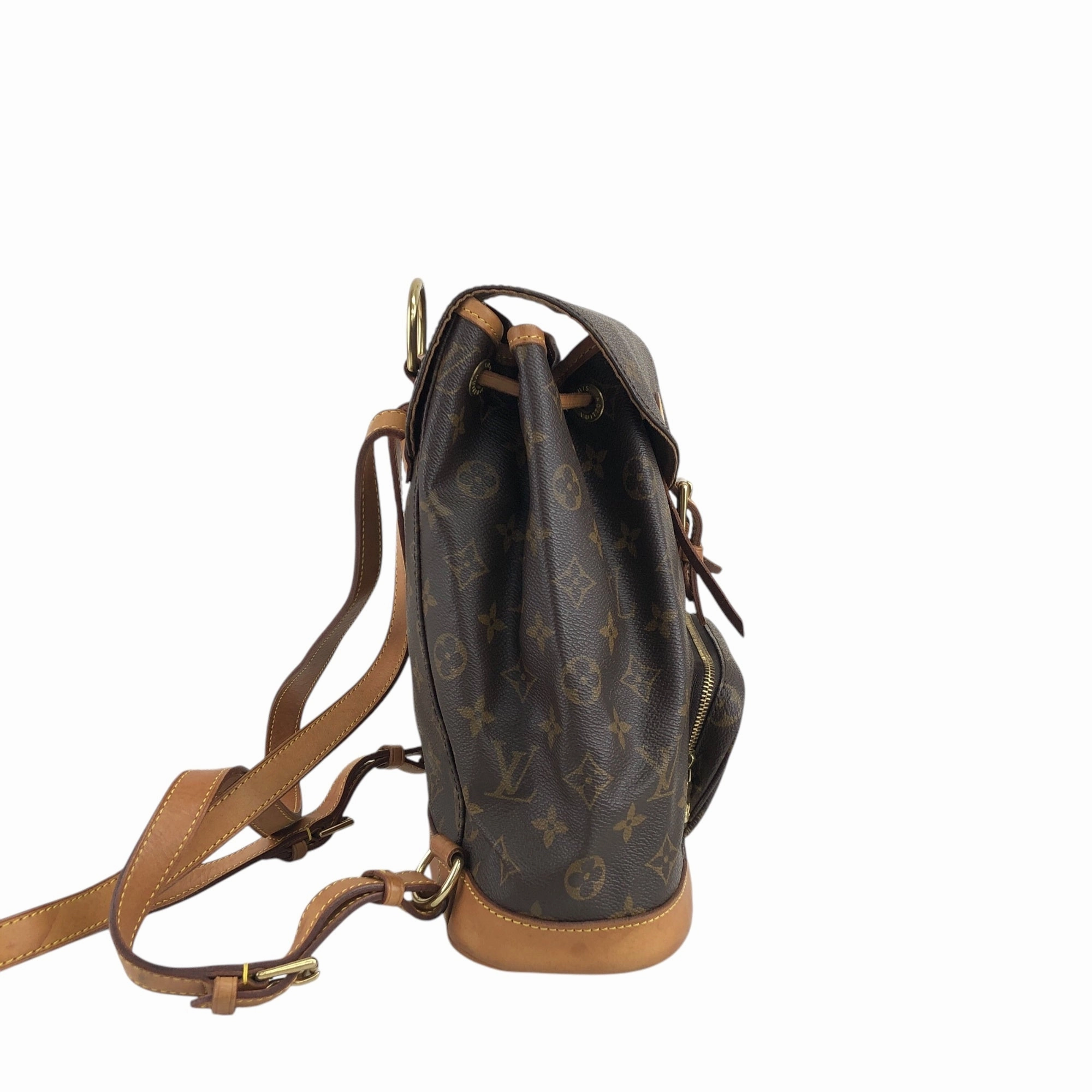 LOUIS VUITTON Monogram Backpack Brown Vintage xpa6y7
