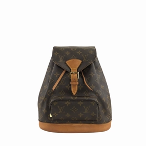 LOUIS VUITTON Monogram Backpack Brown Vintage xpa6y7