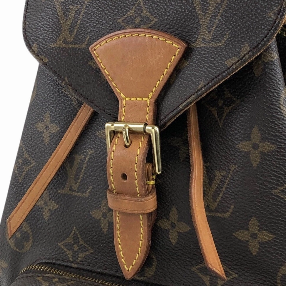 LOUIS VUITTON Monogram Backpack Brown Vintage xpa6y7