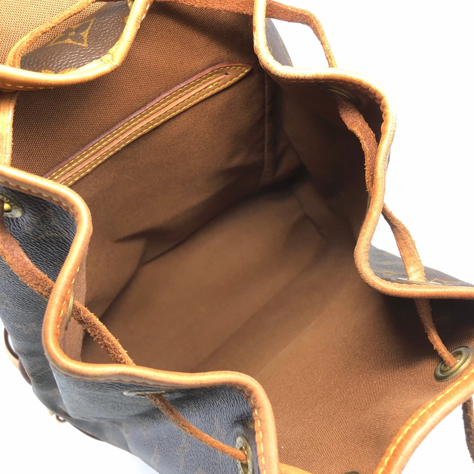 LOUIS VUITTON Monogram Backpack Brown Vintage xpa6y7