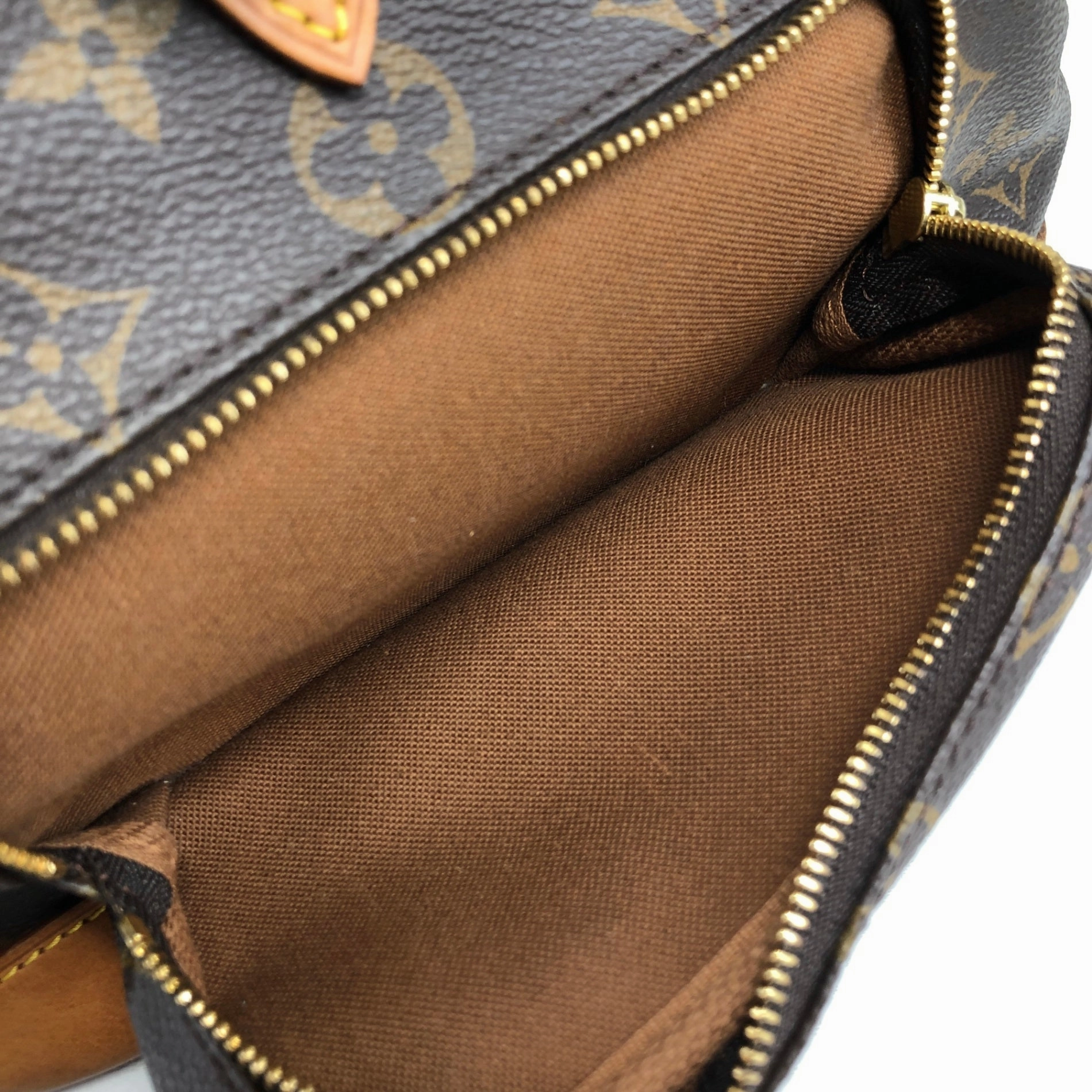 LOUIS VUITTON Monogram Backpack Brown Vintage xpa6y7