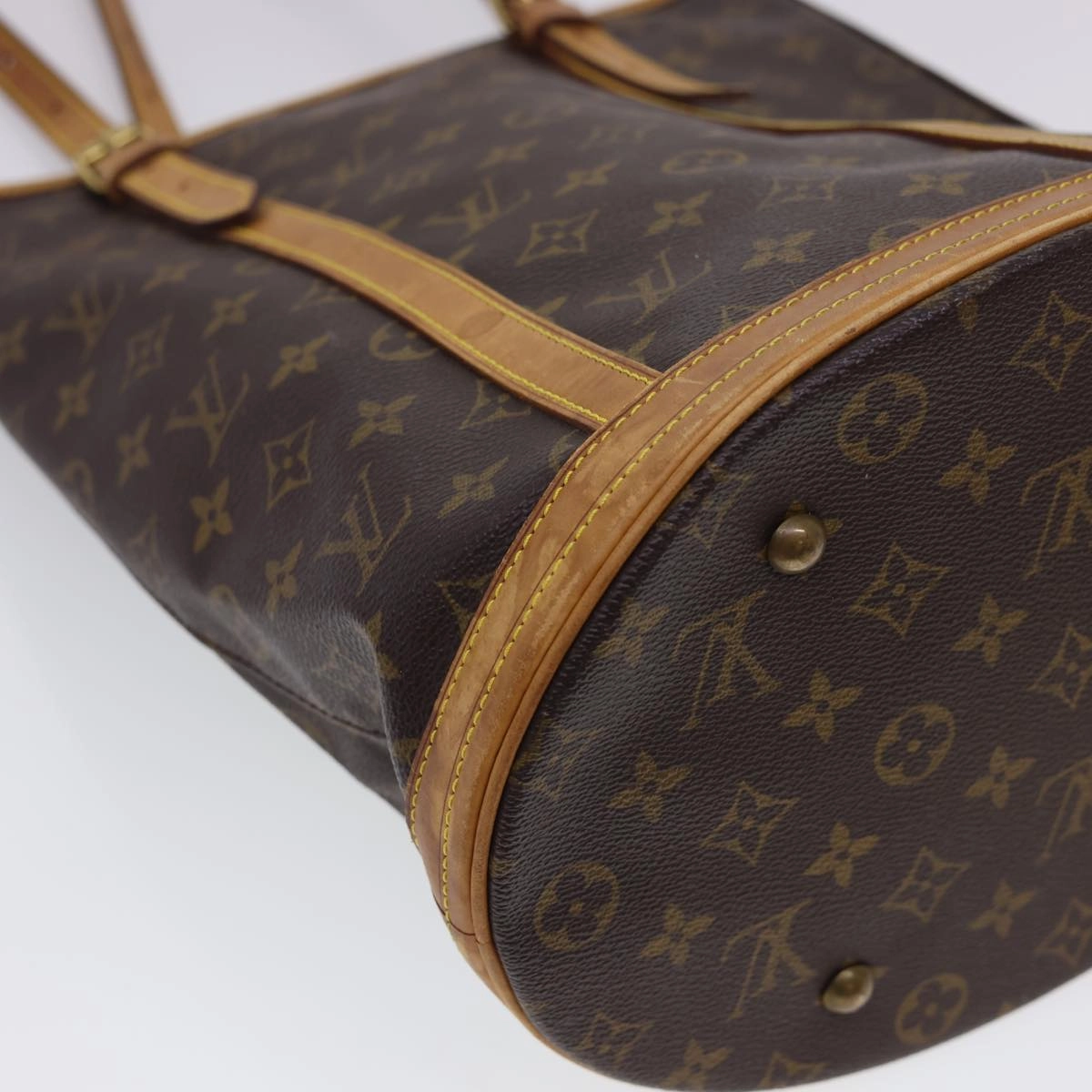 LOUIS VUITTON Monogram Bucket GM Shoulder Bag M42236 LV 40522