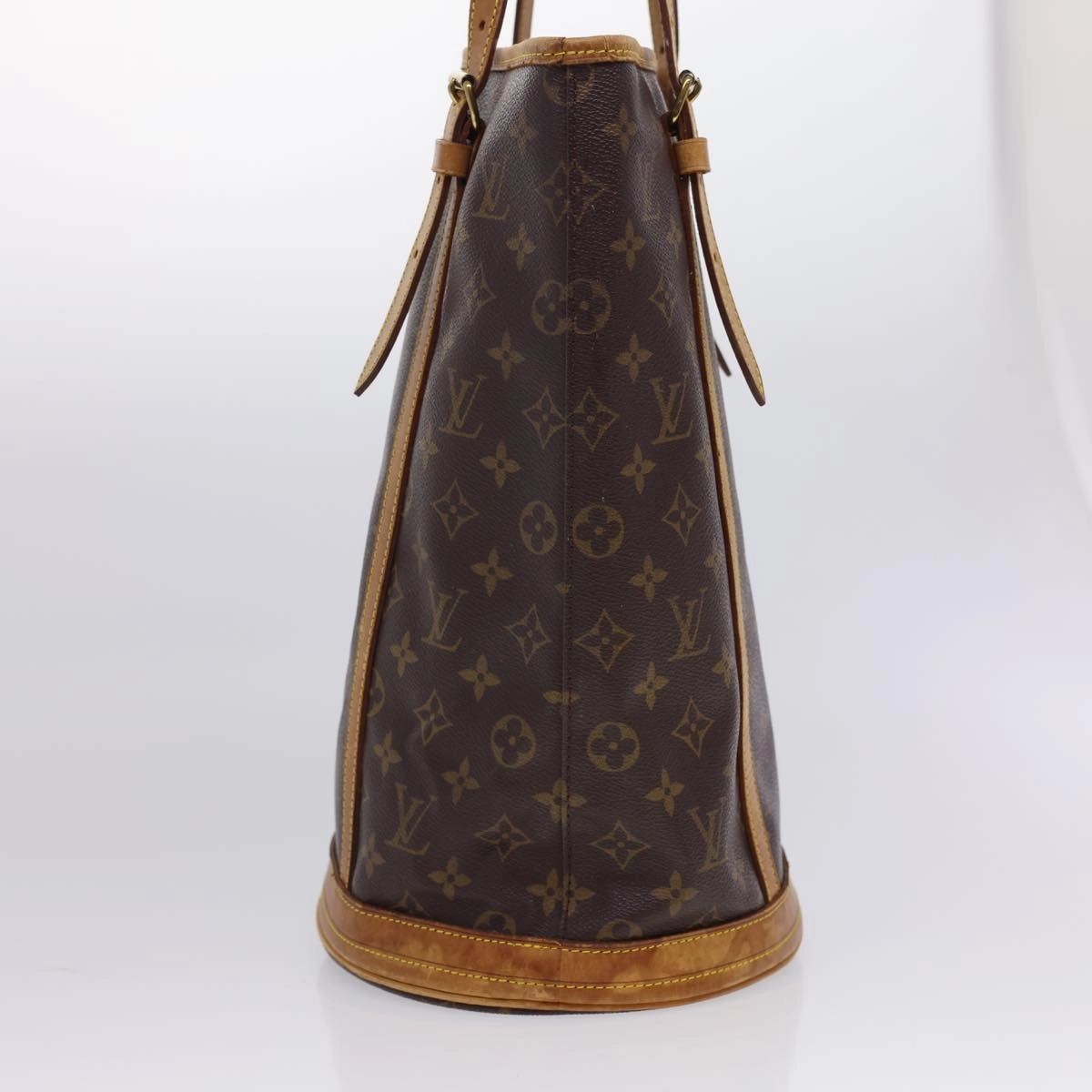 LOUIS VUITTON Monogram Bucket GM Shoulder Bag M42236 LV 40522