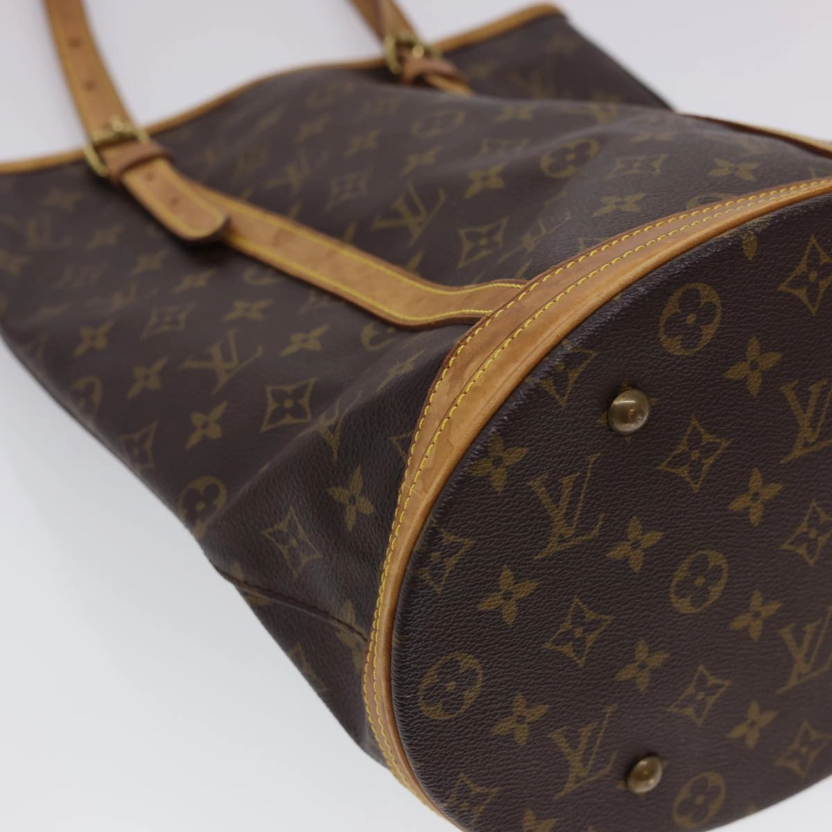 LOUIS VUITTON Monogram Bucket GM Shoulder Bag M42236 LV 40522