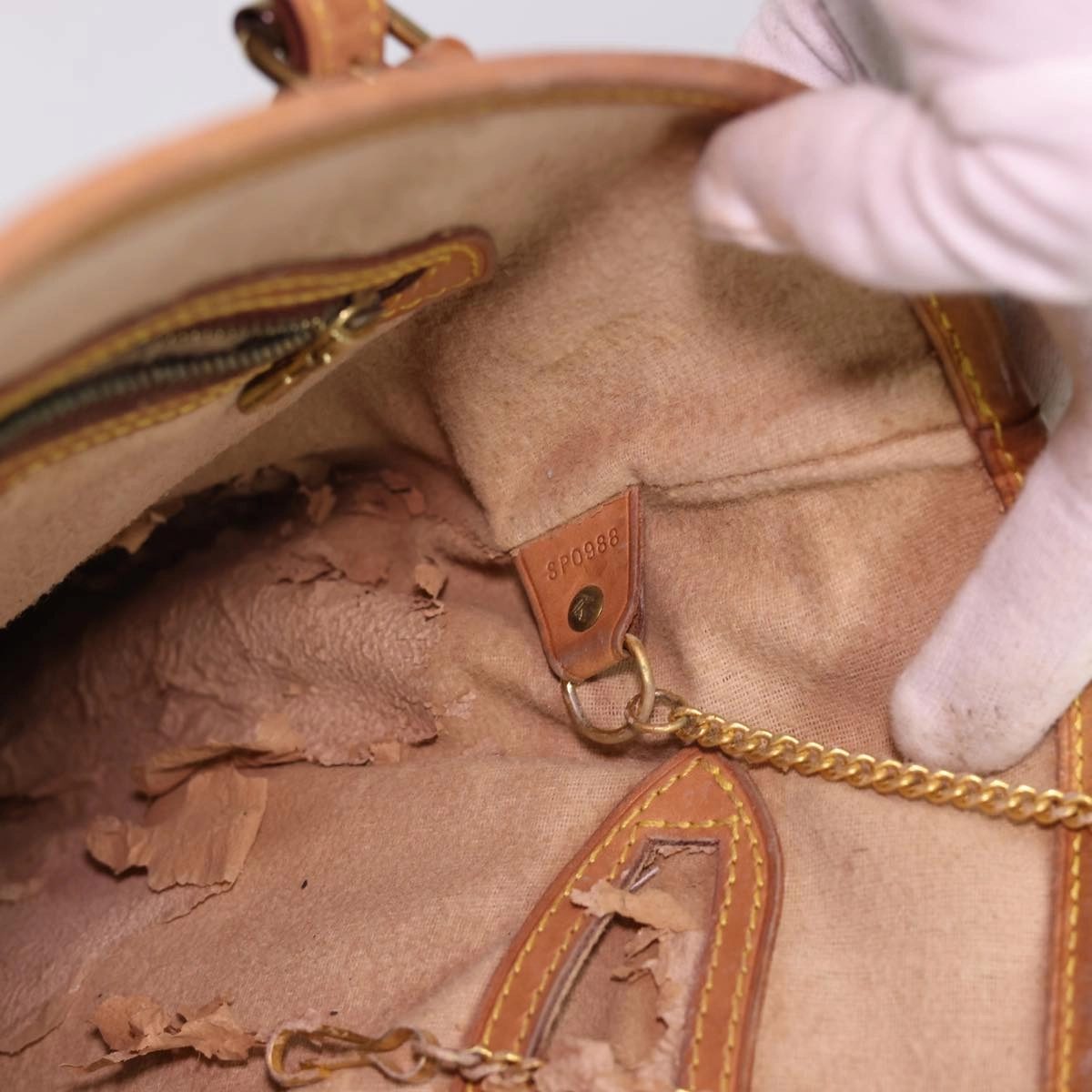 LOUIS VUITTON Monogram Bucket GM Shoulder Bag M42236 LV 40522