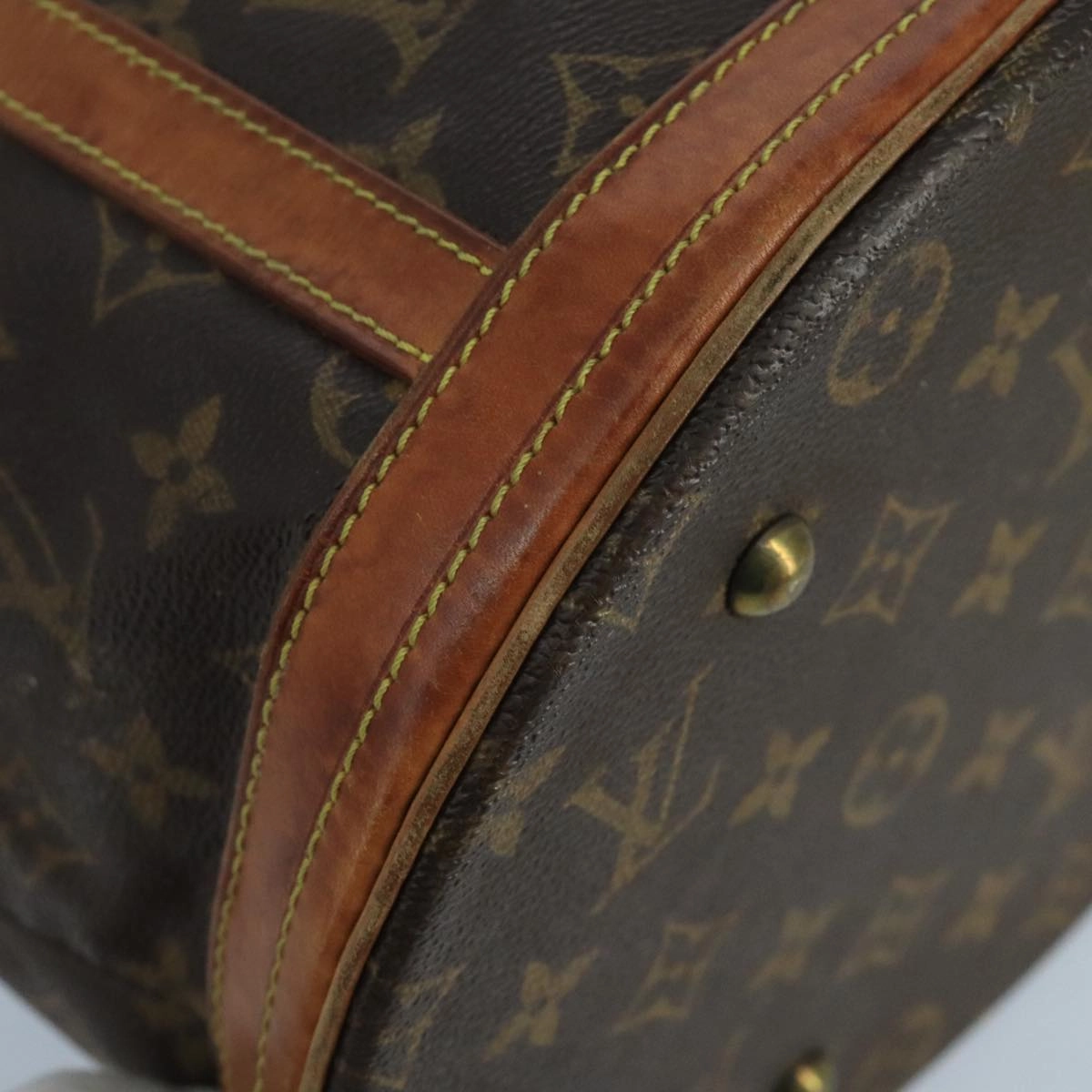 LOUIS VUITTON Monogram Bucket GM Shoulder Bag M42236 LV th5501