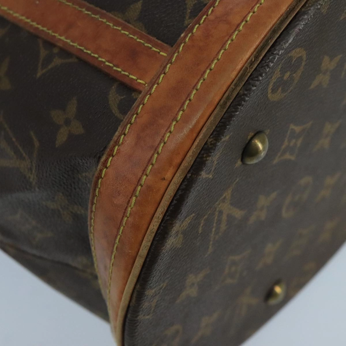 LOUIS VUITTON Monogram Bucket GM Shoulder Bag M42236 LV th5501