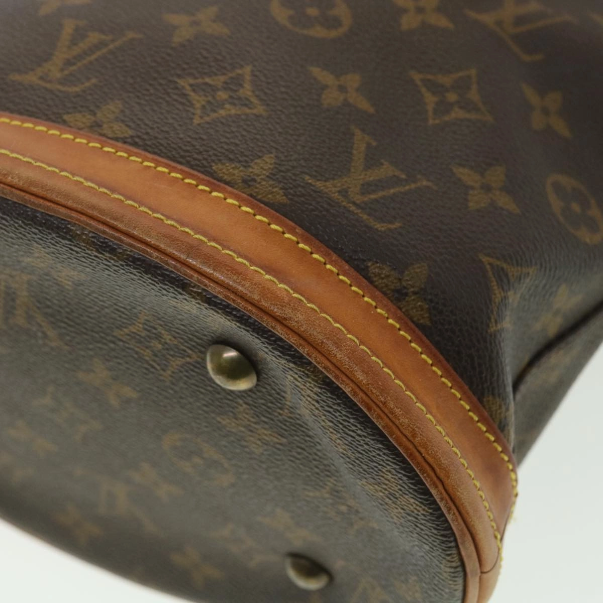 LOUIS VUITTON Monogram Bucket PM Shoulder Bag M42238 LV hk646