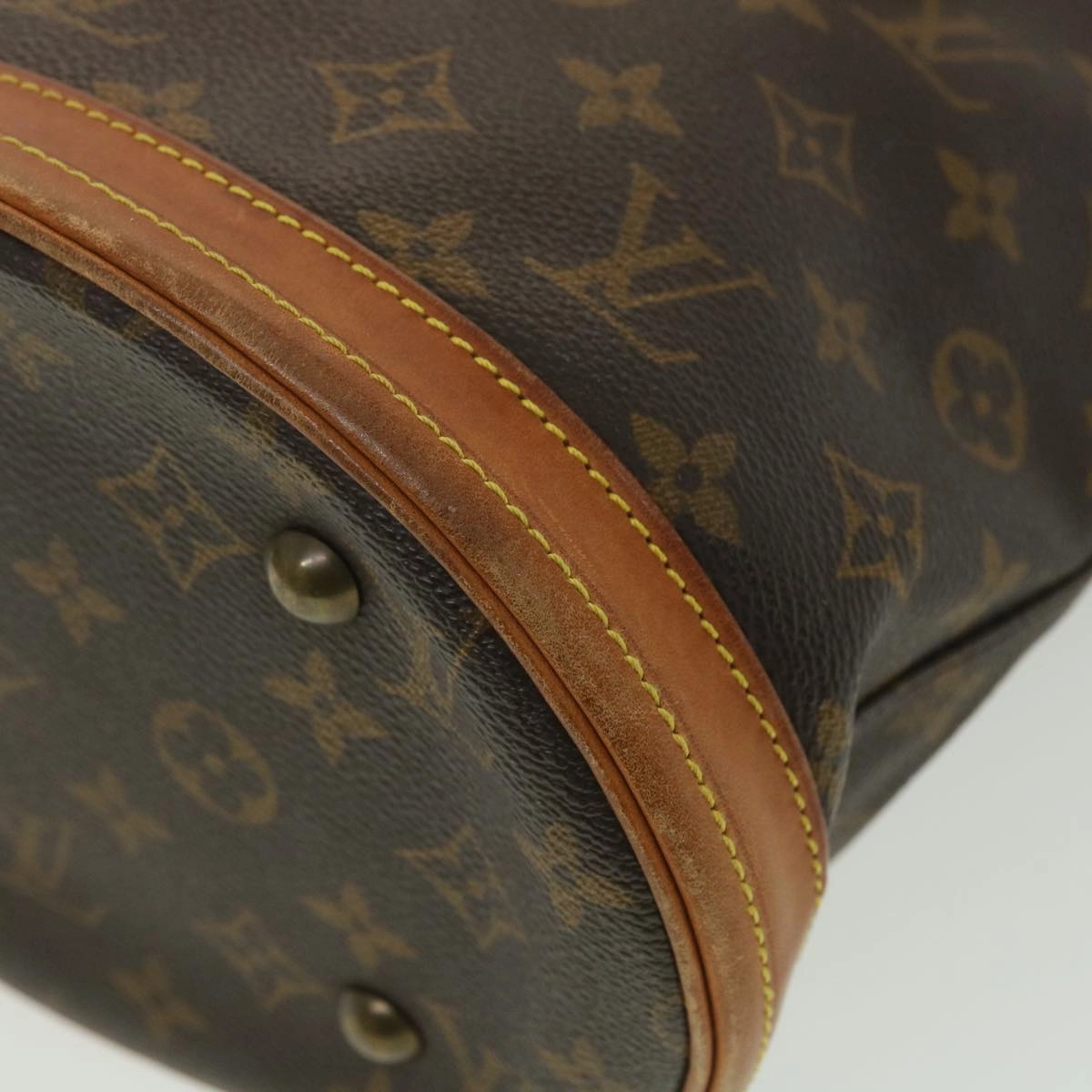 LOUIS VUITTON Monogram Bucket PM Shoulder Bag M42238 LV hk646