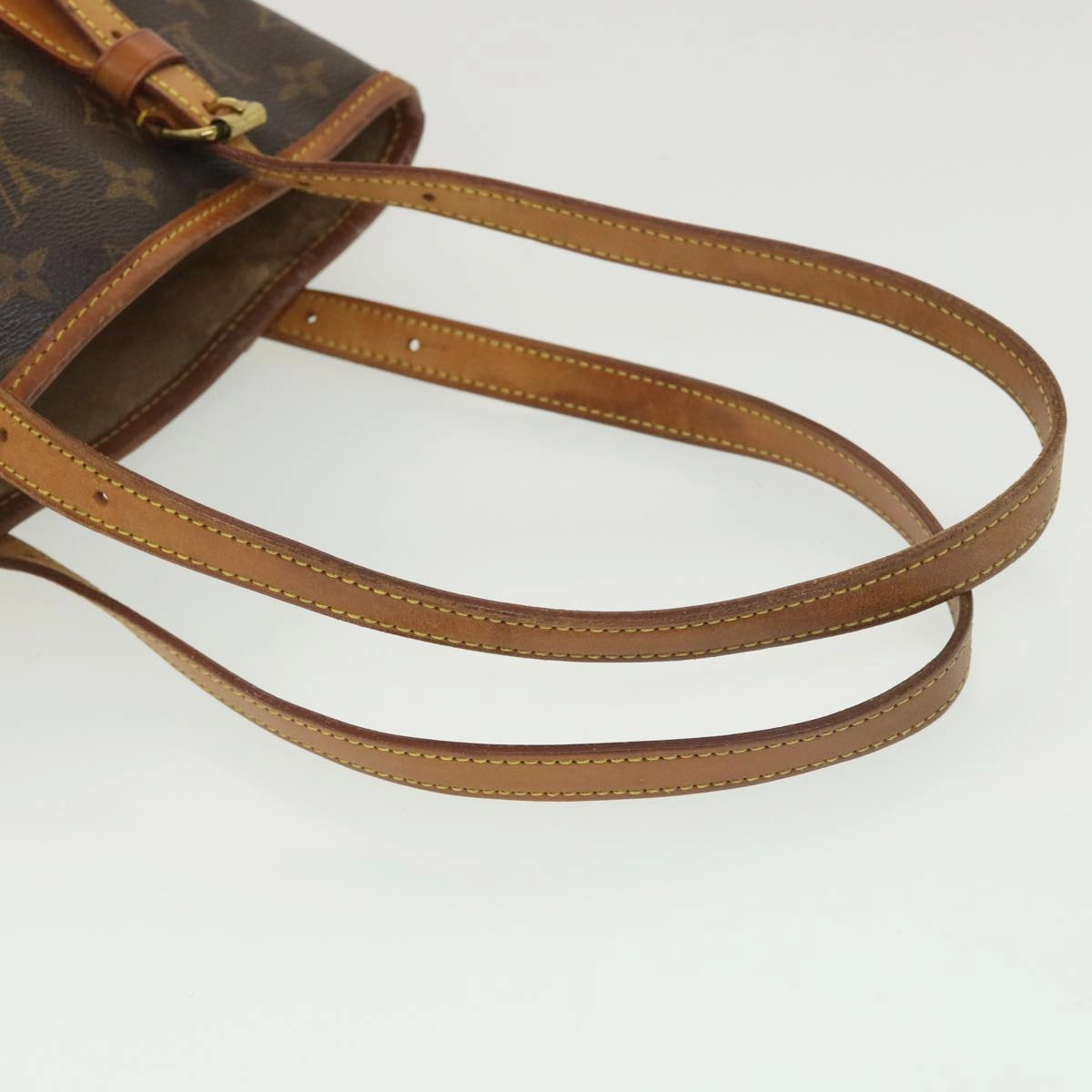 LOUIS VUITTON Monogram Bucket PM Shoulder Bag M42238 LV hk646