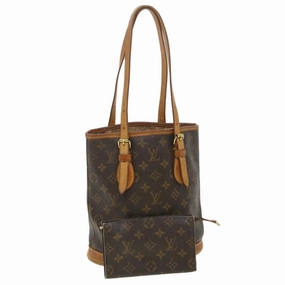 LOUIS VUITTON Monogram Bucket PM Shoulder Bag M42238 LV hk646